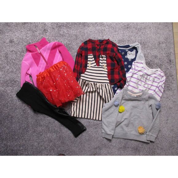 Baby Girl Clothes Toddler 2T 3T Lot of 8 Fall Winter Spring Tops H&M Molo Pinc - Picture 1 of 15